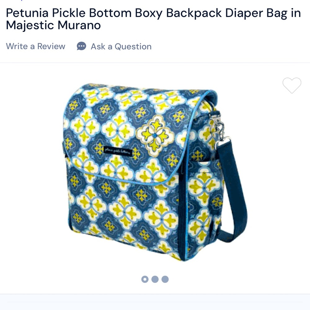 Petunia pickle bottom backpack, diaper bag in EXCELLENT CONDITION!!!!